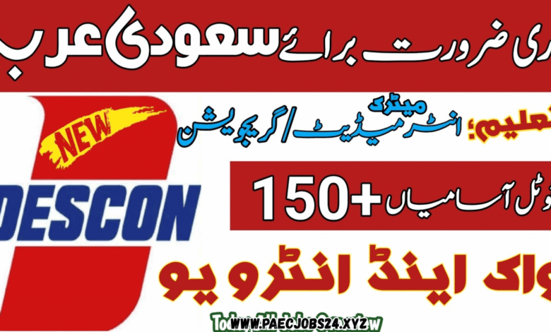 Descon Saudi Arabia Jobs