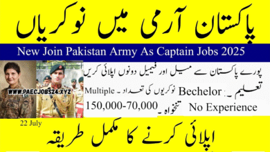 Pakistan Army as Captain Jobs